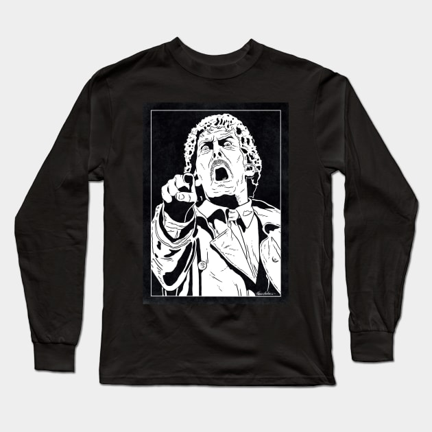 BODY SNATCHERS (Black and White) Long Sleeve T-Shirt by Famous Weirdos